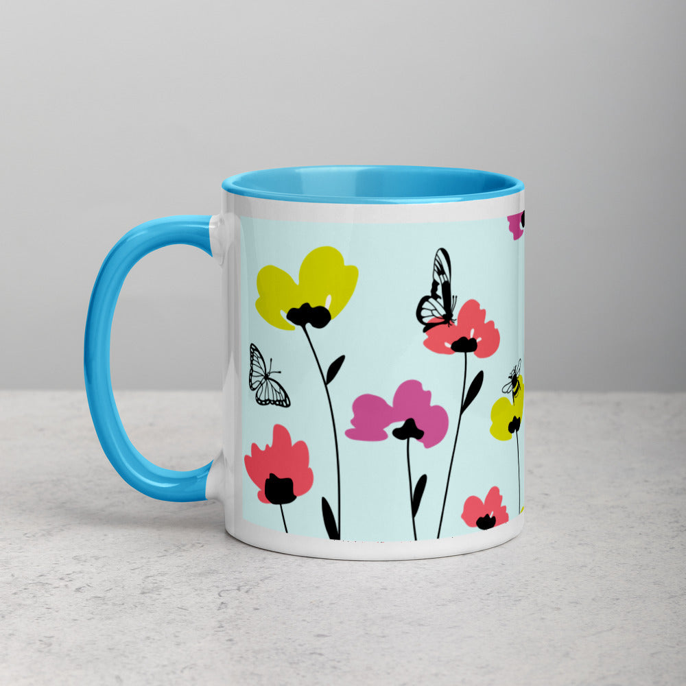 Mug with Color Inside - Summer Azure