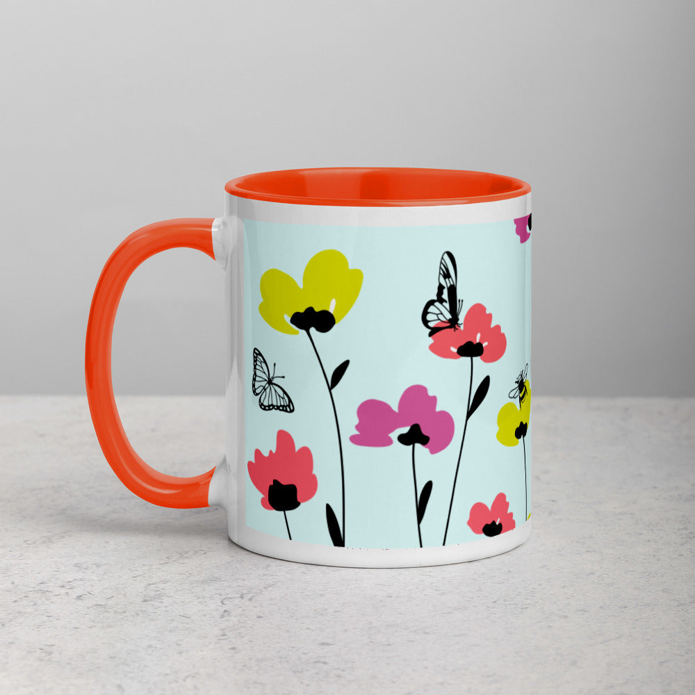 Mug with Color Inside - Summer Azure