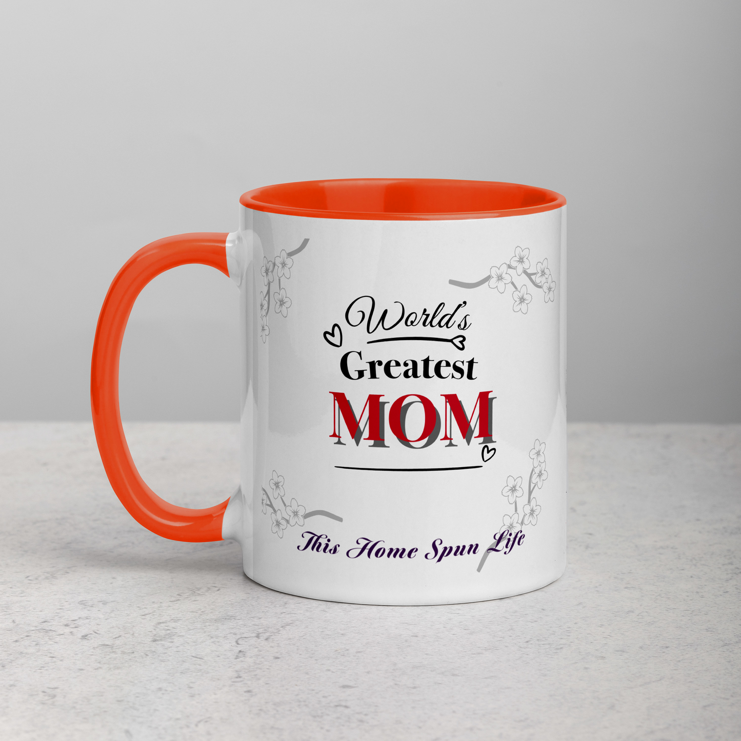 Mug with Color Inside - World's Greatest Mom
