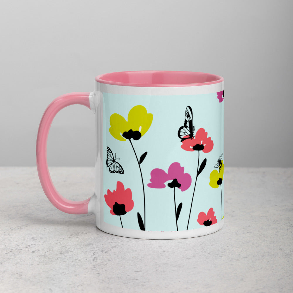 Mug with Color Inside - Summer Azure