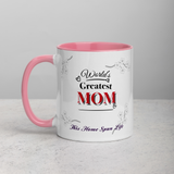 Mug with Color Inside - World's Greatest Mom