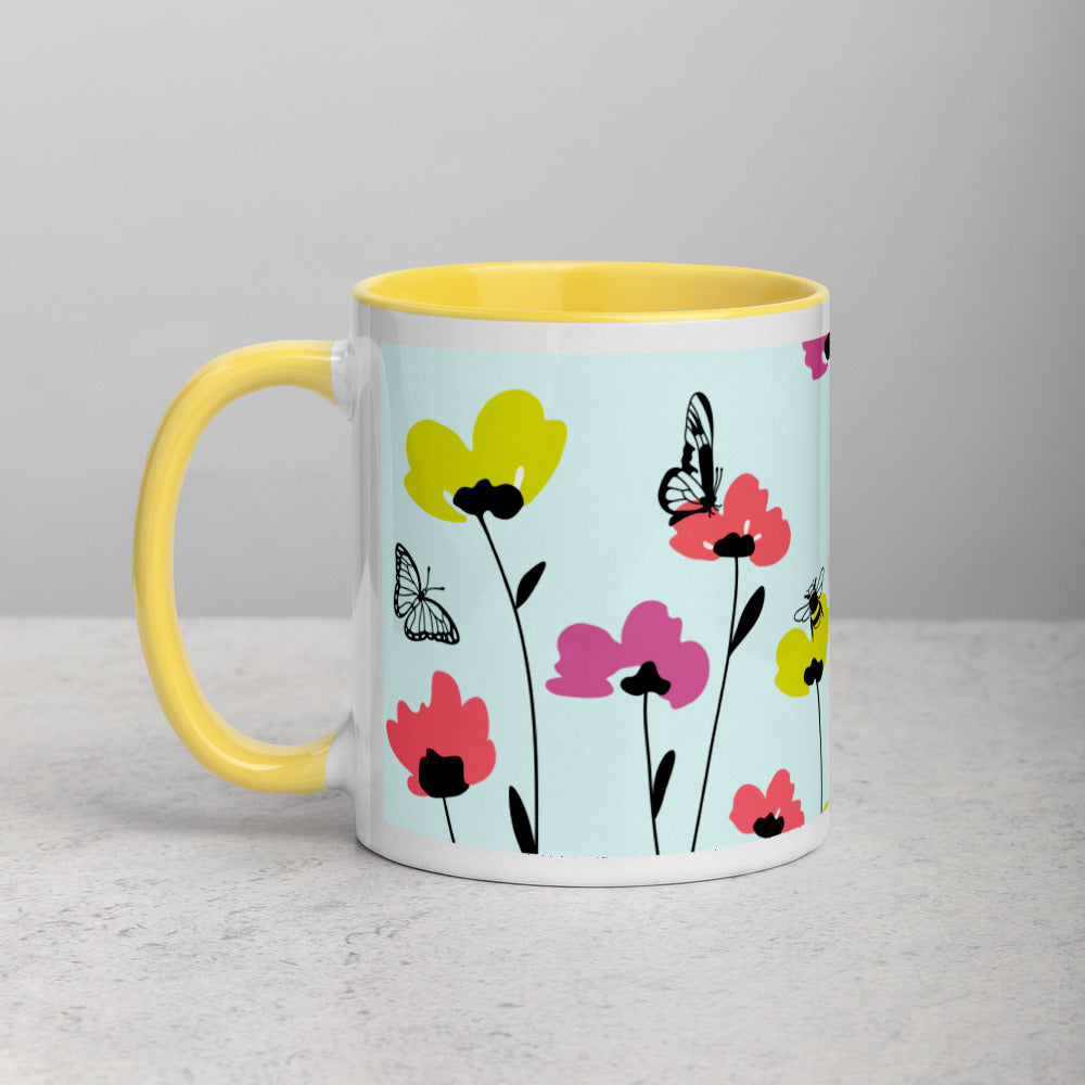 Mug with Color Inside - Summer Azure