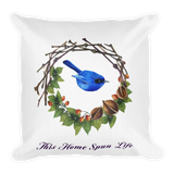 Premium Accent Pillow - Bluebird