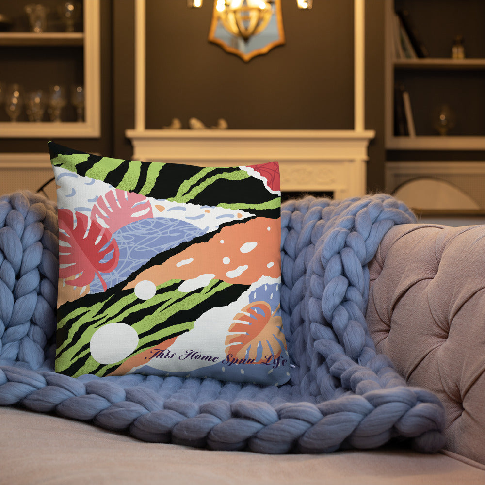 Premium Accent Pillow - Sassy Jungle