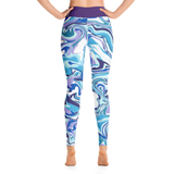 Yoga Leggings - Purple Swirl