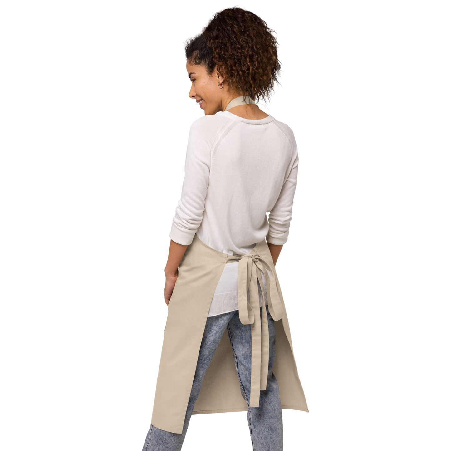 Organic Cotton Apron - Wine O'Clock